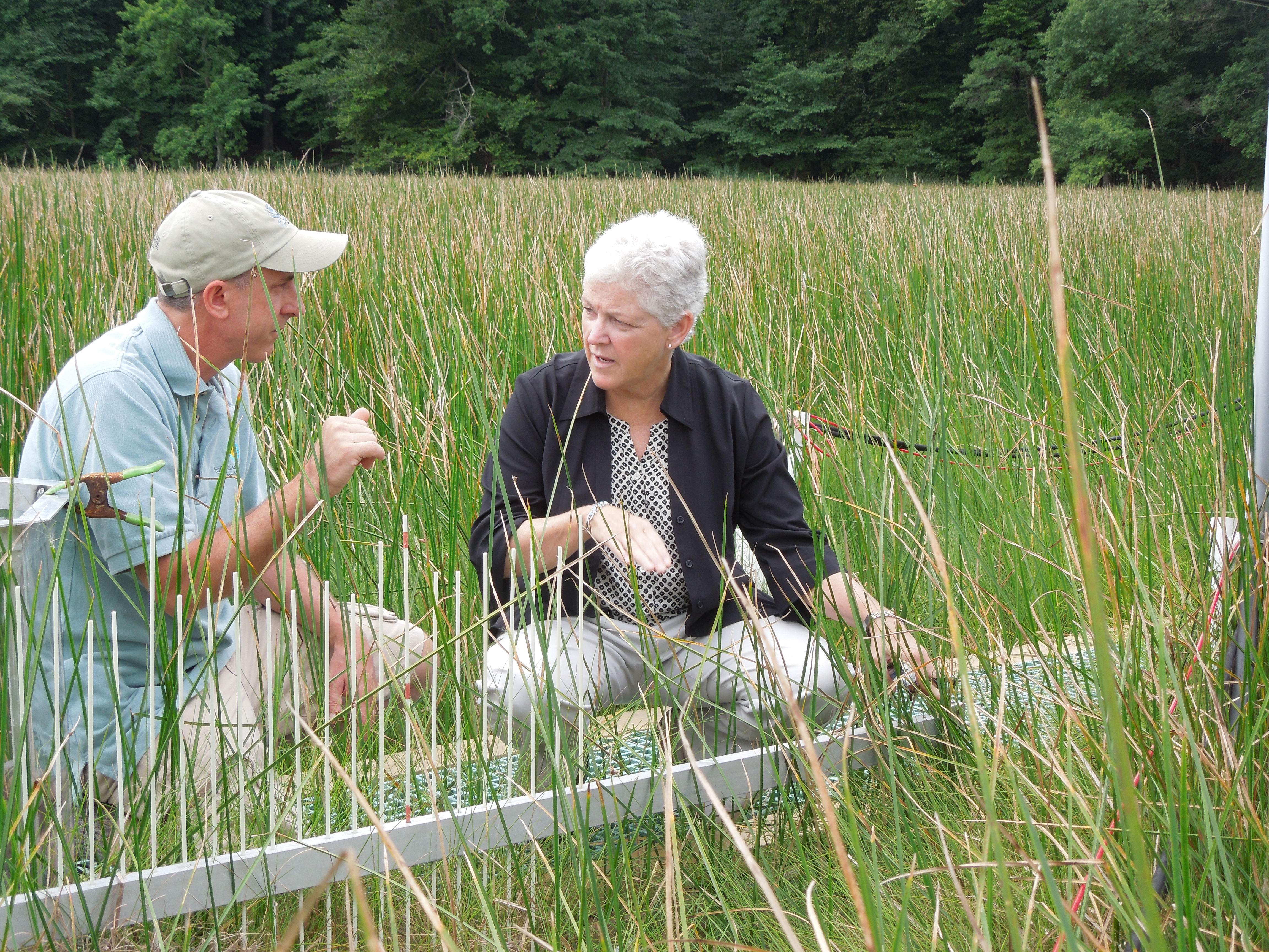 Pat Megonigal and Gina McCarthy at GCREW