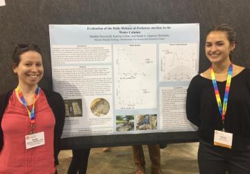 Intern Tillie presents research at CERF 2019