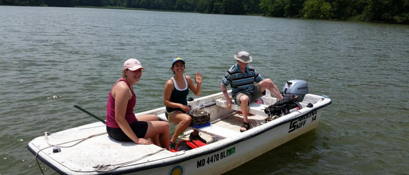 People in a boat