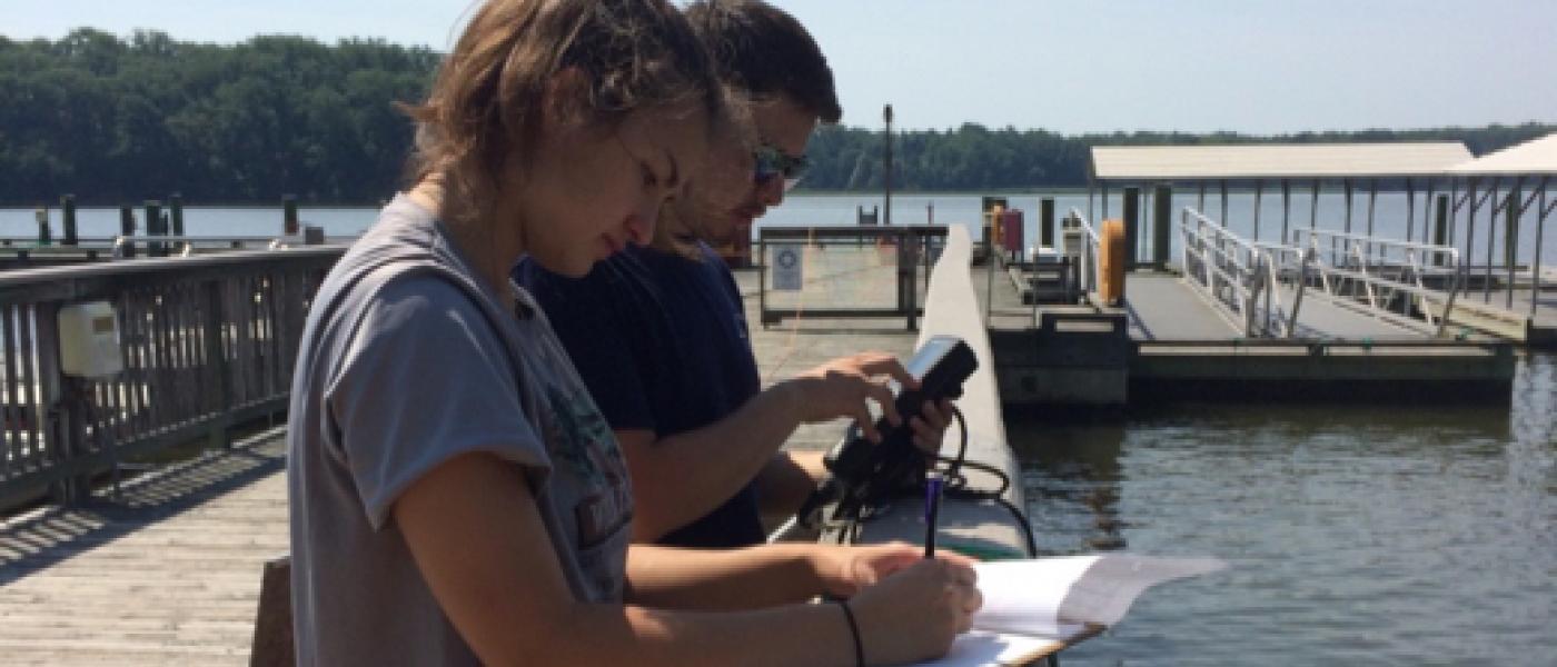 Collecting water samples